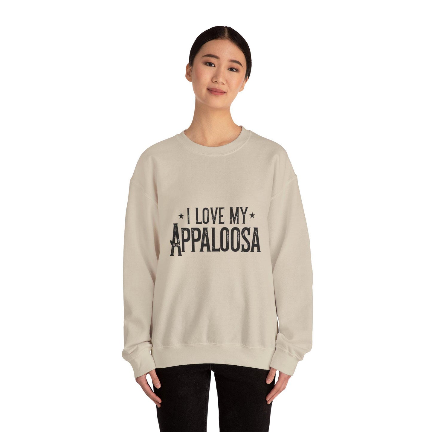 I Love My Appaloosa Heavy Blend™ Crewneck Sweatshirt