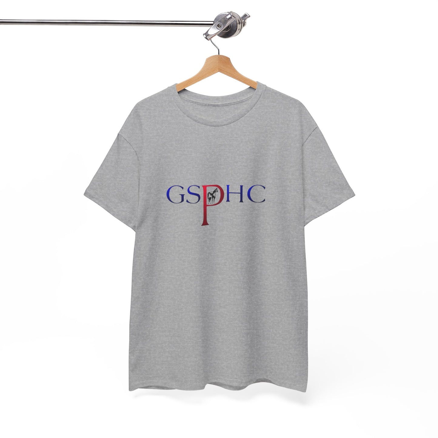 Unisex Heavy Cotton Tee with GSPhC Logo - Casual Comfort Wear