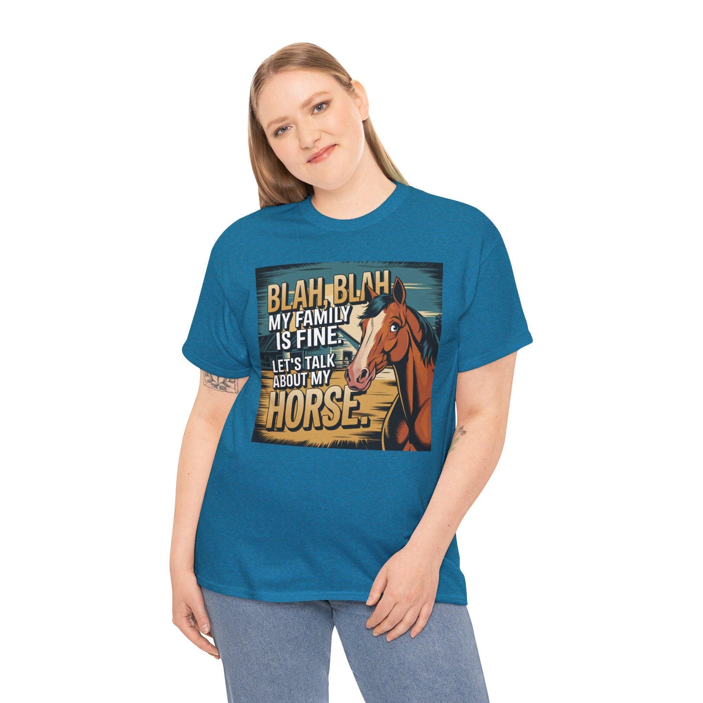 Let's talk about my horse Heavy Cotton Tee