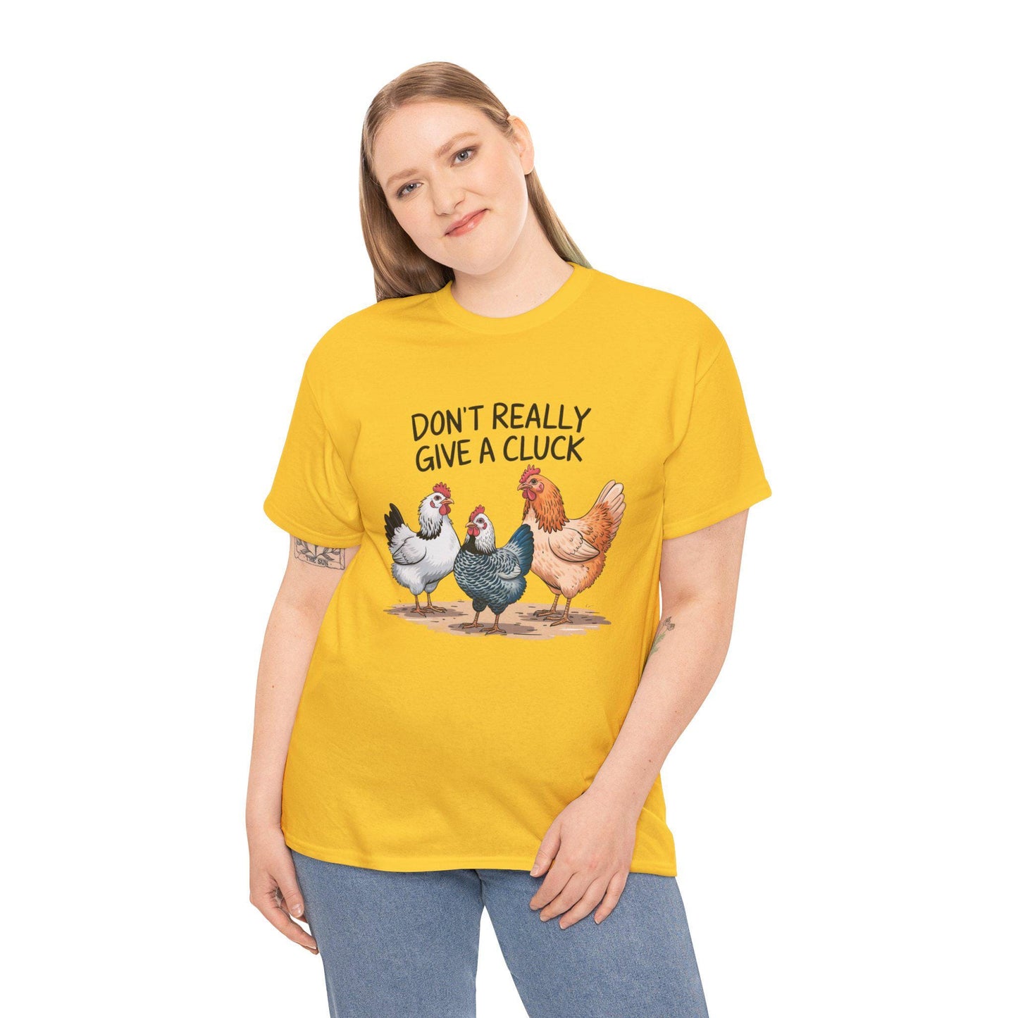 Don't Give A Cluck Tee, chickens, chicken lover, farm animal, chicken humor, woman’s tee , men’s tee, country