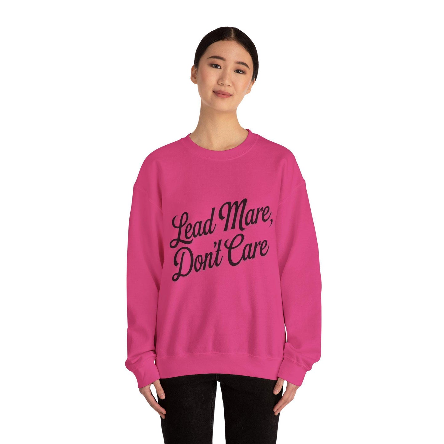 Lead Mare Don't Care Heavy Blend™ Crewneck Sweatshirt