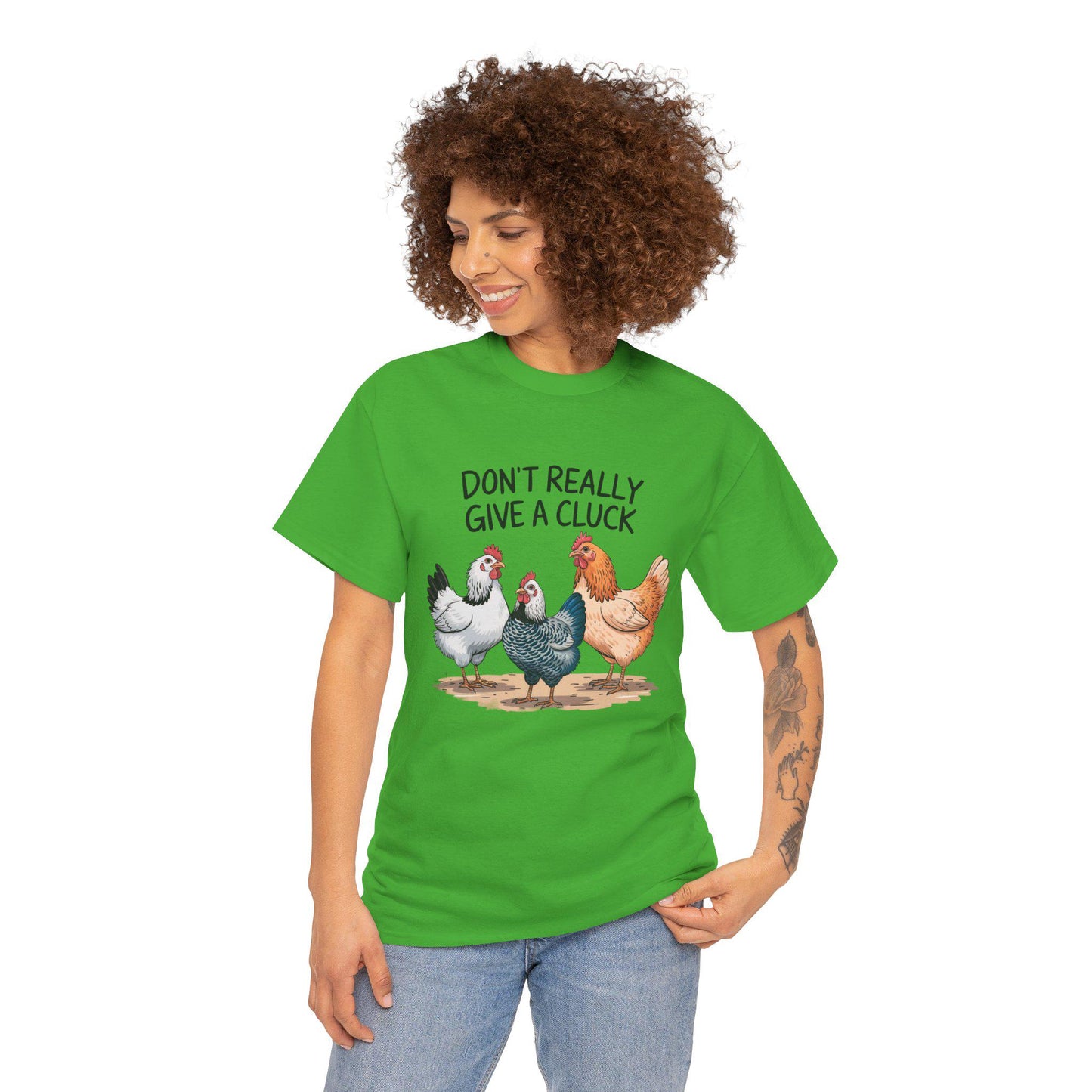 Don't Give A Cluck Tee, chickens, chicken lover, farm animal, chicken humor, woman’s tee , men’s tee, country