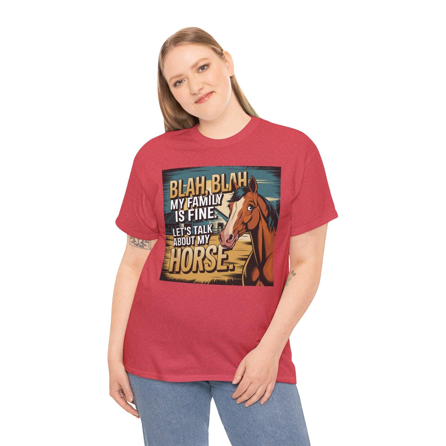 Let's talk about my horse Heavy Cotton Tee