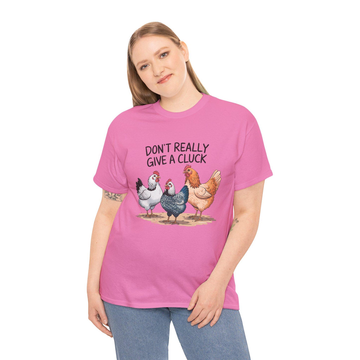 Don't Give A Cluck Tee, chickens, chicken lover, farm animal, chicken humor, woman’s tee , men’s tee, country