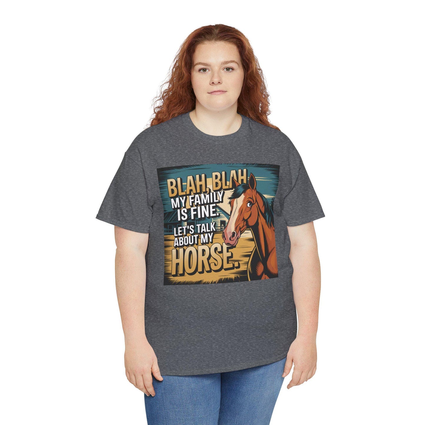 Let's talk about my horse Heavy Cotton Tee