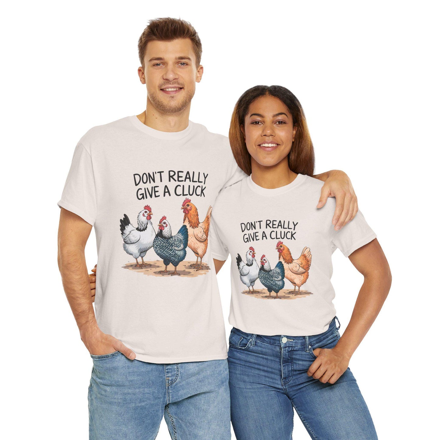 Don't Give A Cluck Tee, chickens, chicken lover, farm animal, chicken humor, woman’s tee , men’s tee, country
