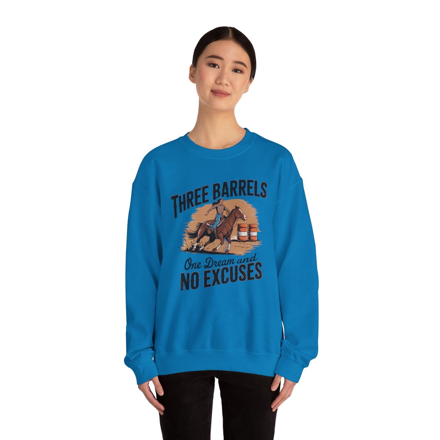 Barrel Racing Sweatshirt, horse lover, equestrian, rodeo, western, thoroughbred, country, farm, barn, cowgirl,women’s sweatshirt, horse gift