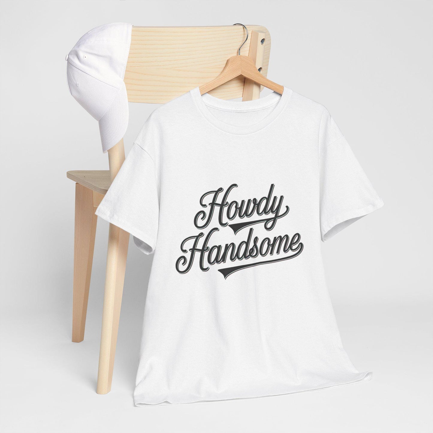Howdy Handsome Unisex Tee Shirt, Cowboy Western Style Graphic Tshirt, Country Music Concert Outfit, Vintage Rodeo Apparel, Southern Charm