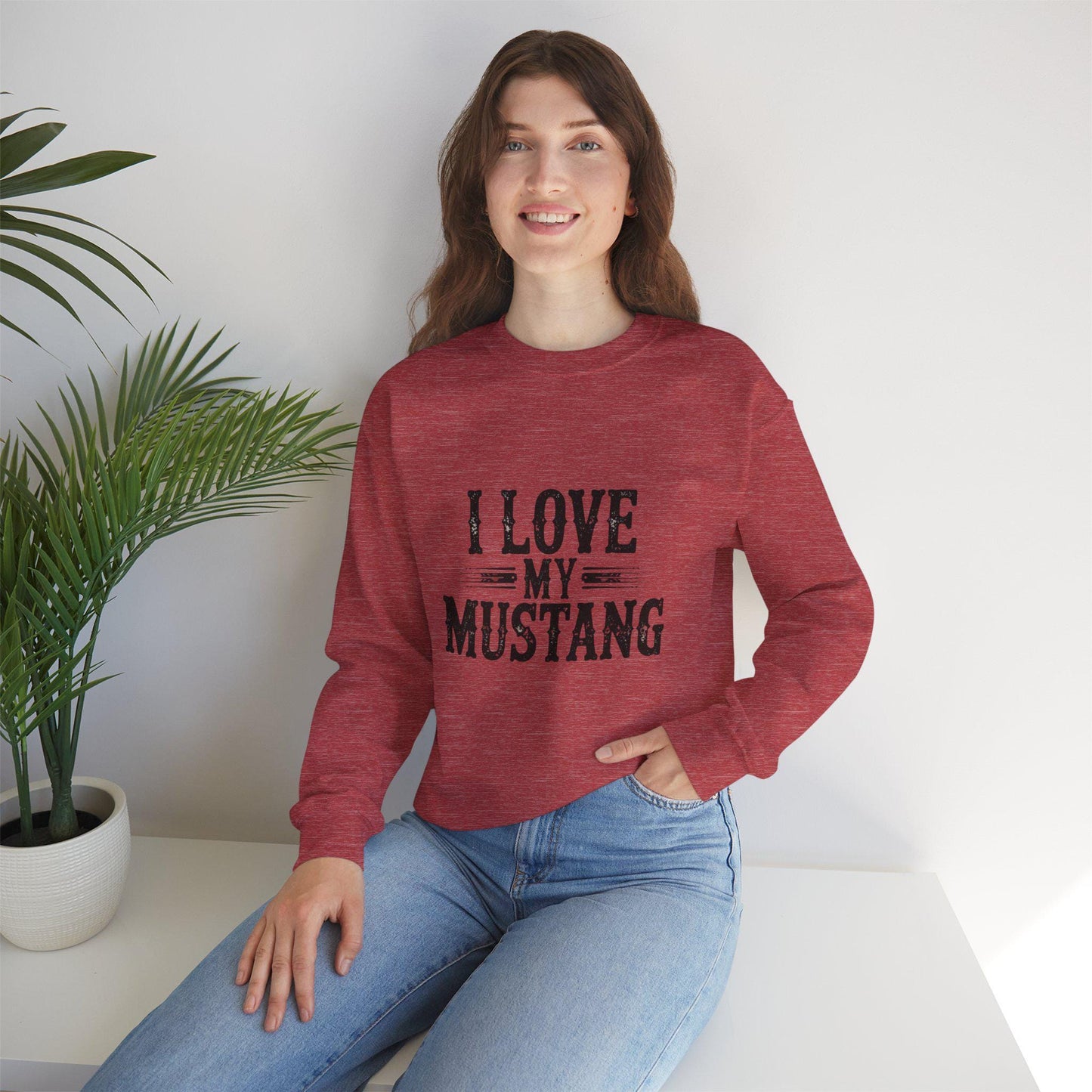 I love my Mustang Heavy Blend™ Crewneck Sweatshirt