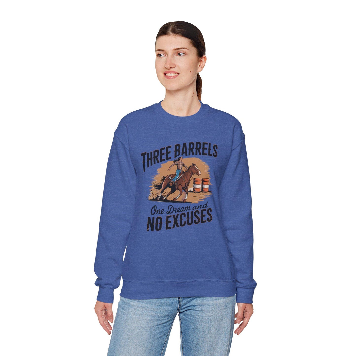 Barrel Racing Sweatshirt, horse lover, equestrian, rodeo, western, thoroughbred, country, farm, barn, cowgirl,women’s sweatshirt, horse gift