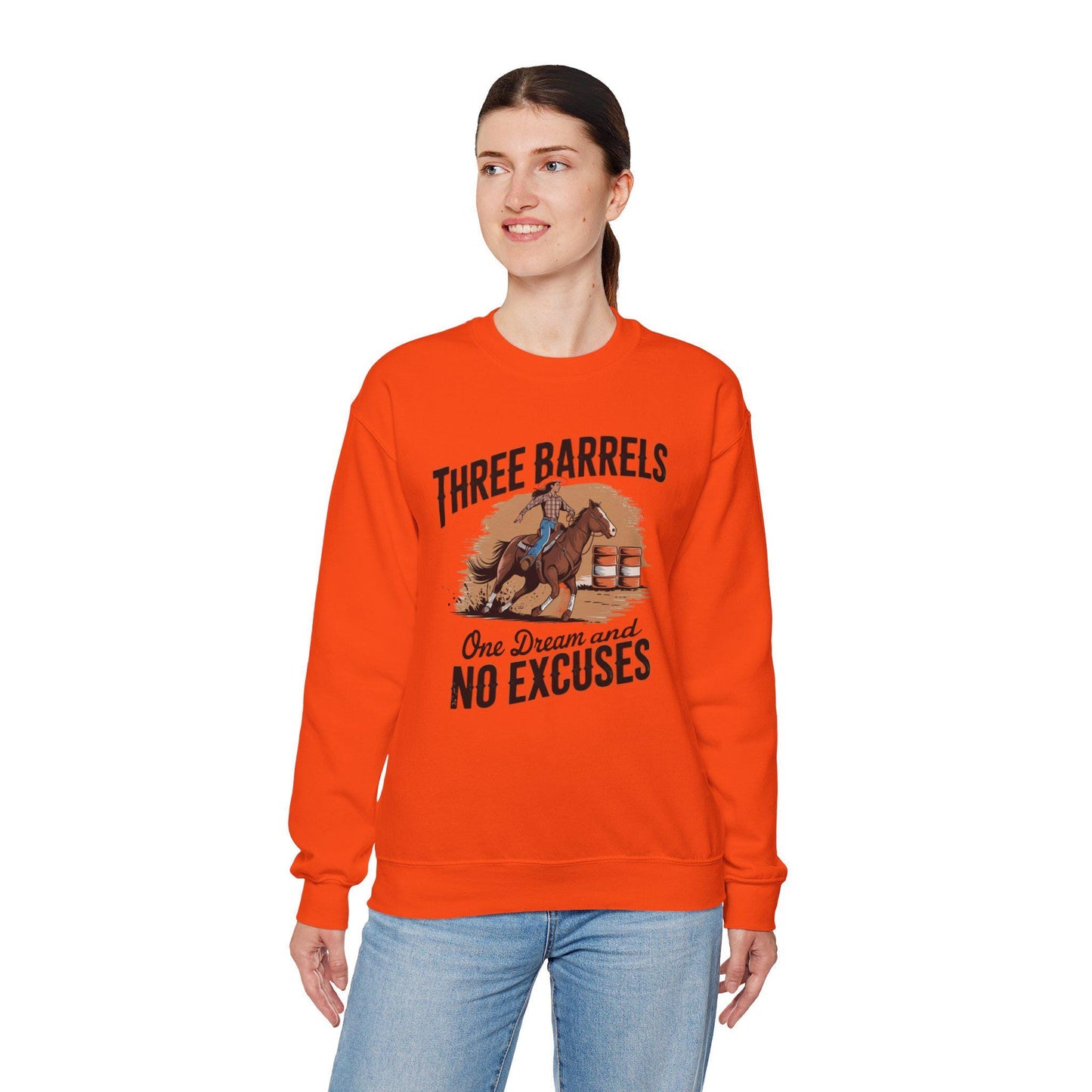 Barrel Racing Sweatshirt, horse lover, equestrian, rodeo, western, thoroughbred, country, farm, barn, cowgirl,women’s sweatshirt, horse gift