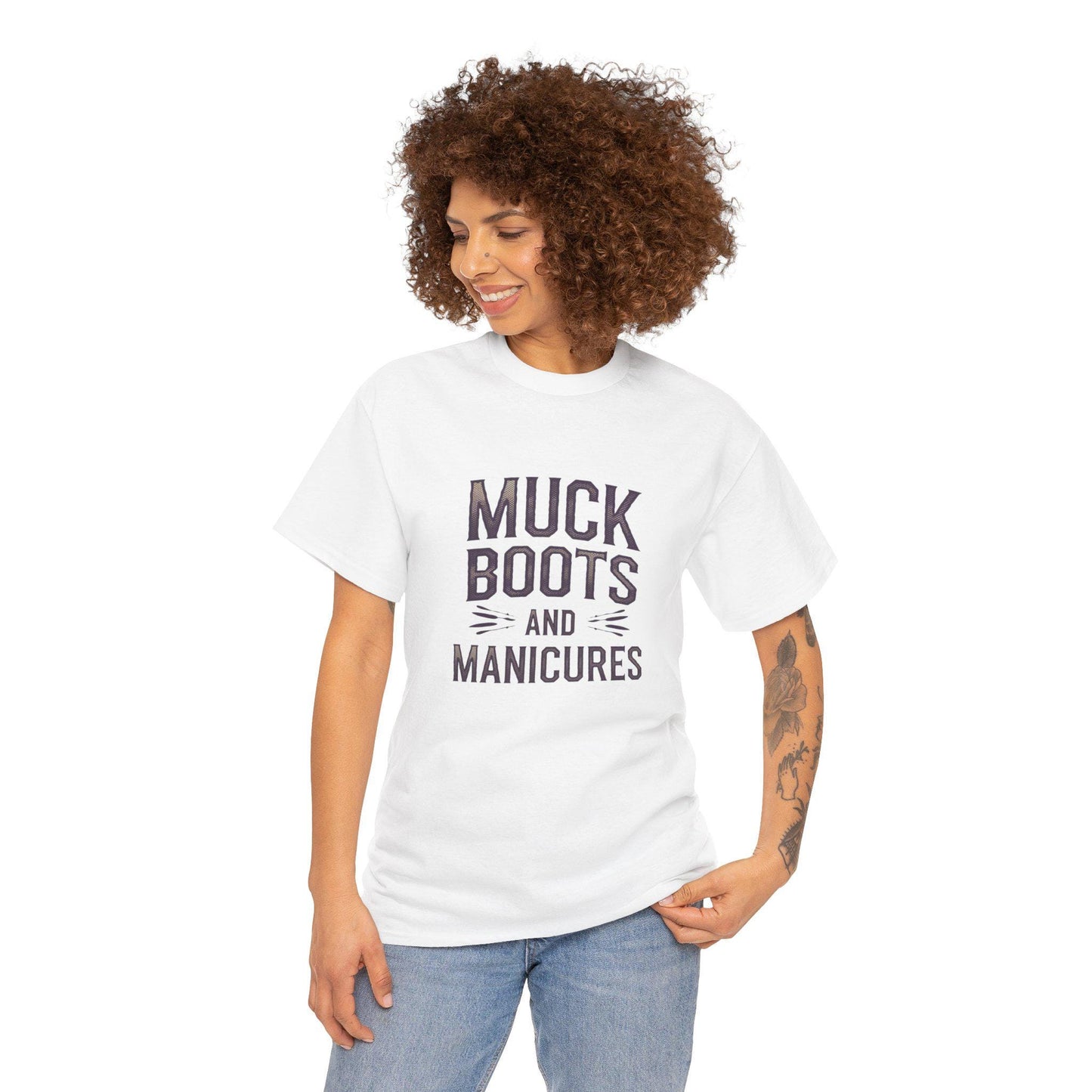 Muck Boots and Manicures Heavy Cotton Tee