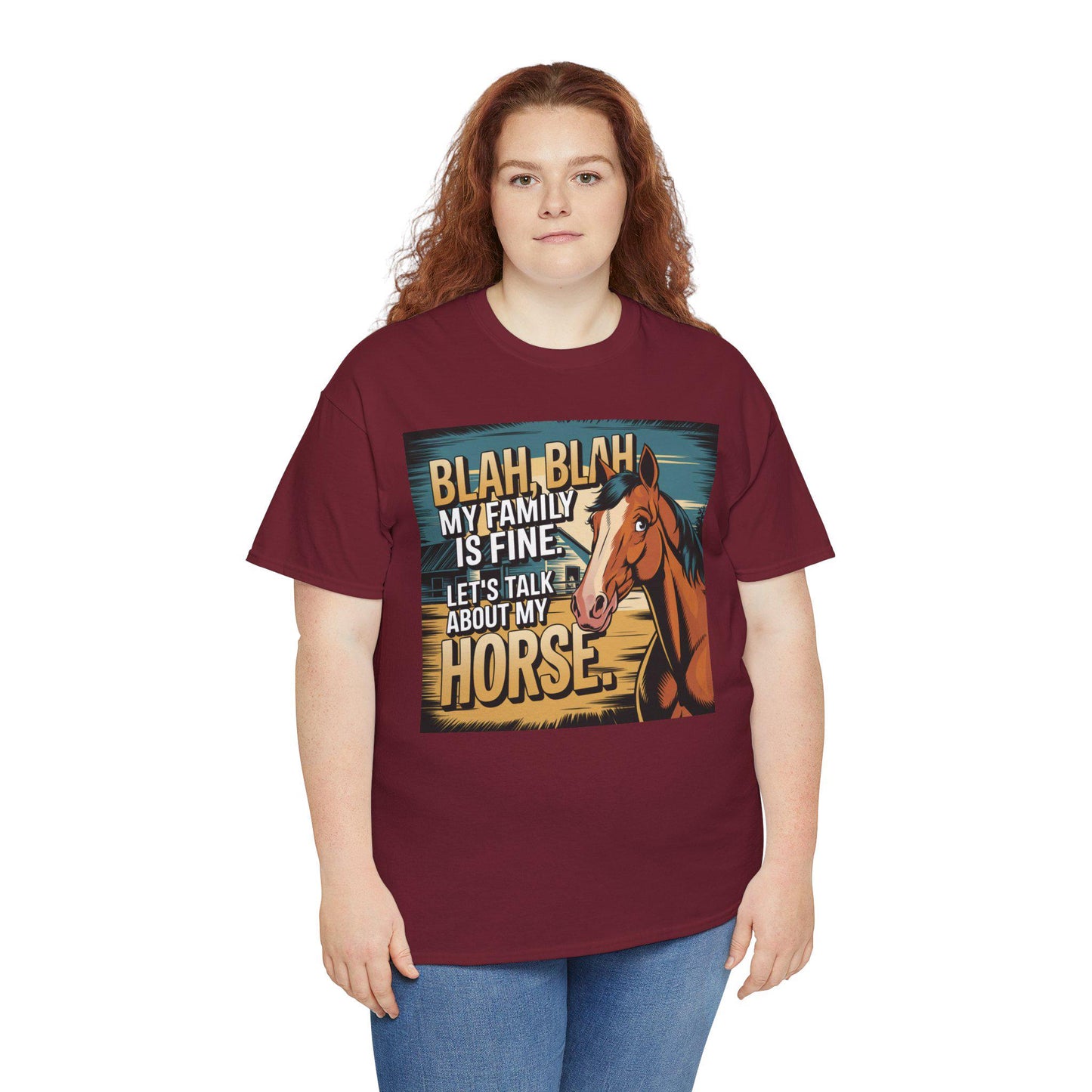 Let's talk about my horse Heavy Cotton Tee