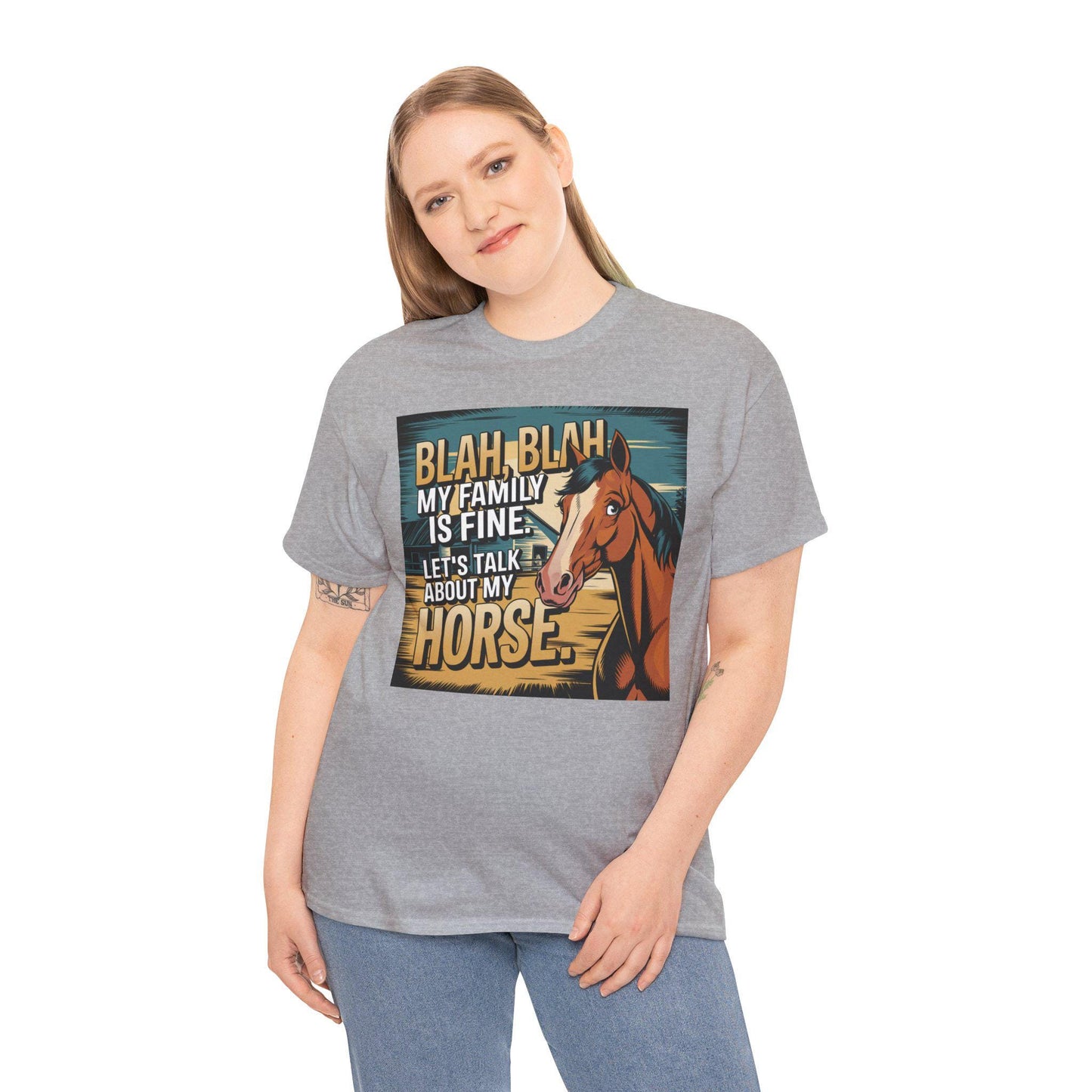 Let's talk about my horse Heavy Cotton Tee
