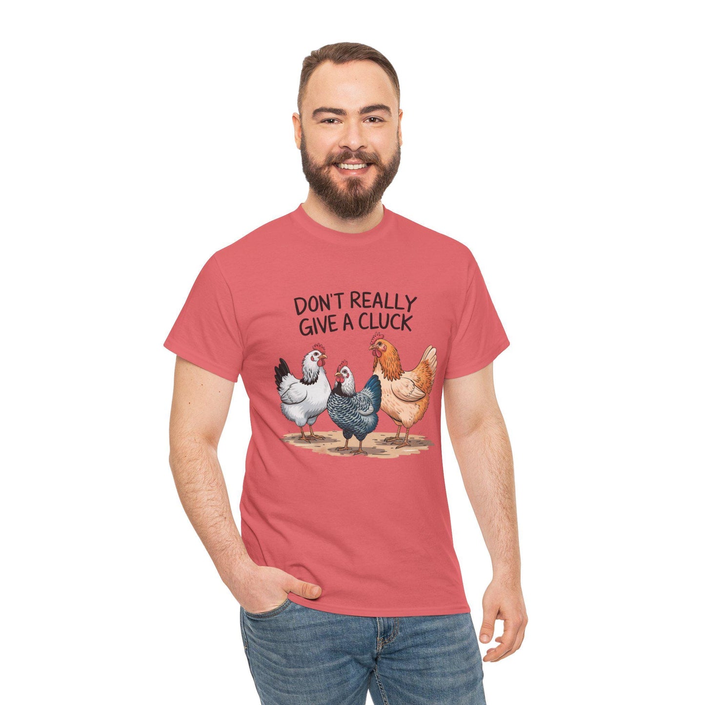 Don't Give A Cluck Tee, chickens, chicken lover, farm animal, chicken humor, woman’s tee , men’s tee, country