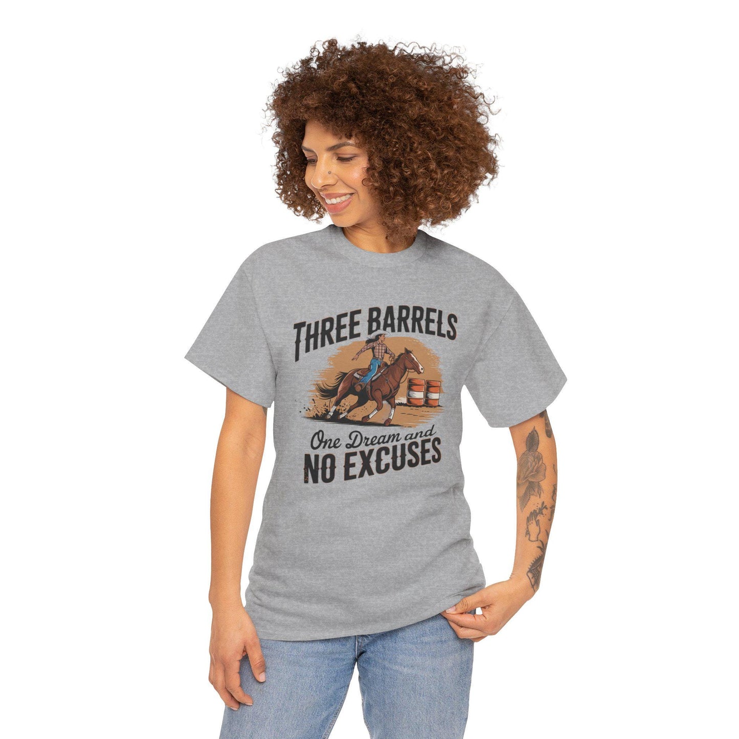 Barrel Racing Tee, horse lover, equestrian, rodeo, western, thoroughbred, country, farm, barn, horseback, cowgirl, retro