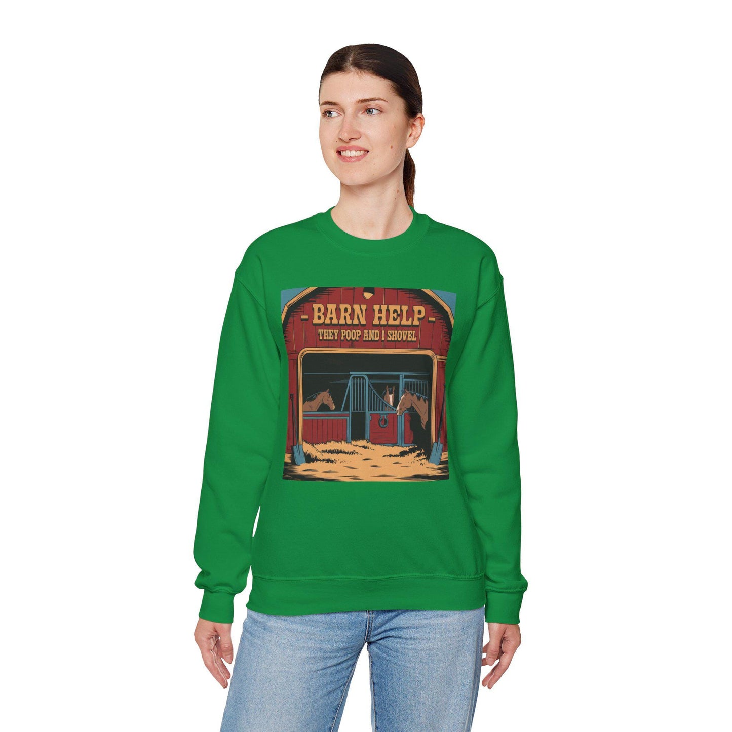 They POOP and I Shovel Heavy Blend™ Crewneck Sweatshirt