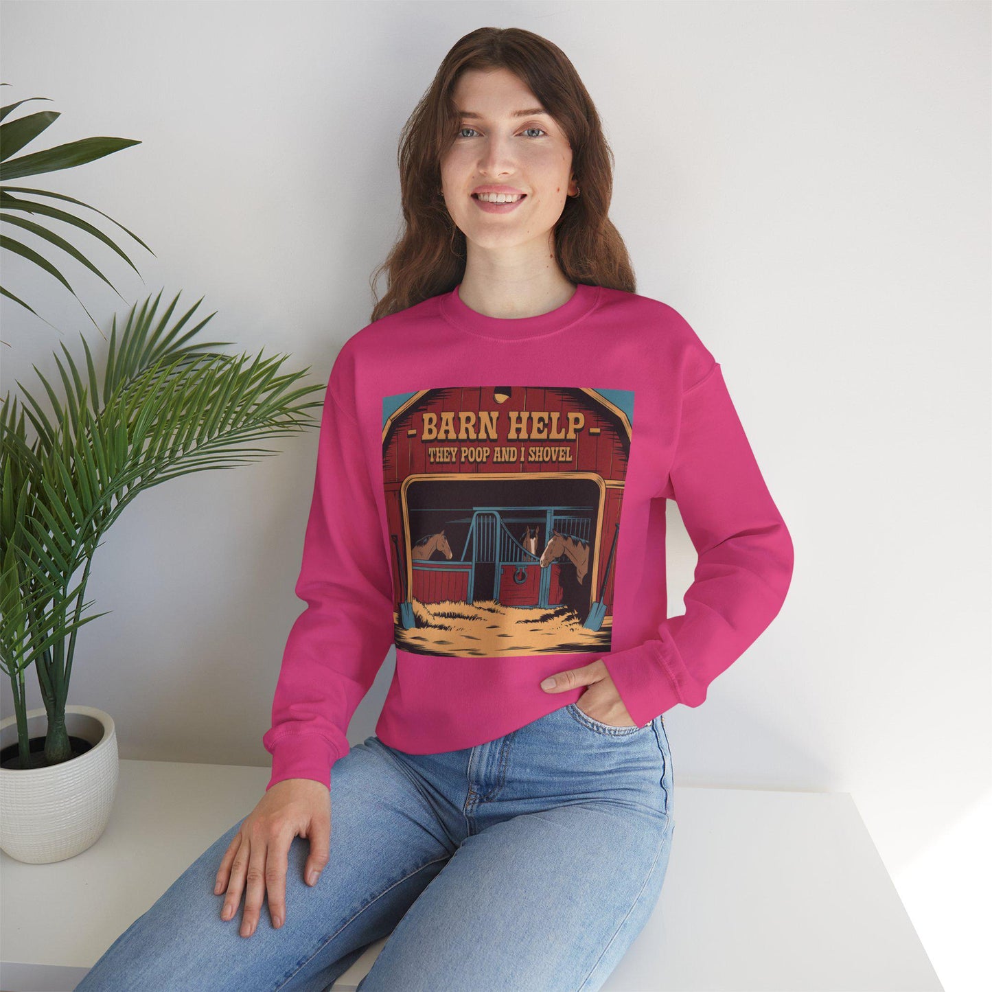 They POOP and I Shovel Heavy Blend™ Crewneck Sweatshirt