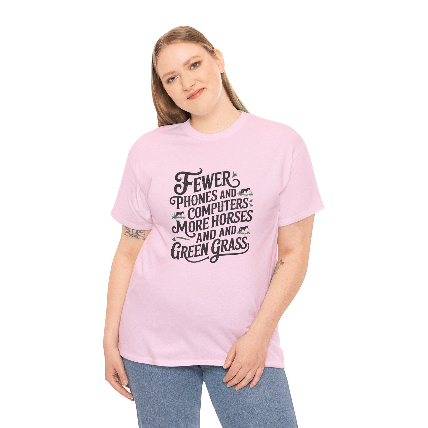Horse Lover T-Shirt, Equestrian Tee, Ranch Life Shirt, Country Style Top, Equine Enthusiast Apparel