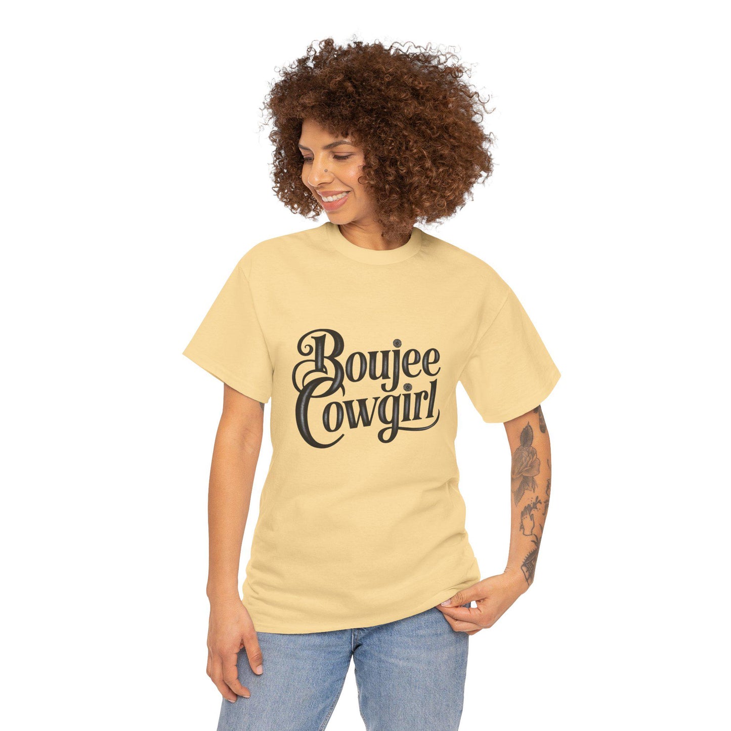 Boujee Cowgirl T-Shirt, Western Rancher Shirt, Country Girl Top, Rodeo Outfit, Cowboy Yeehaw Tee
