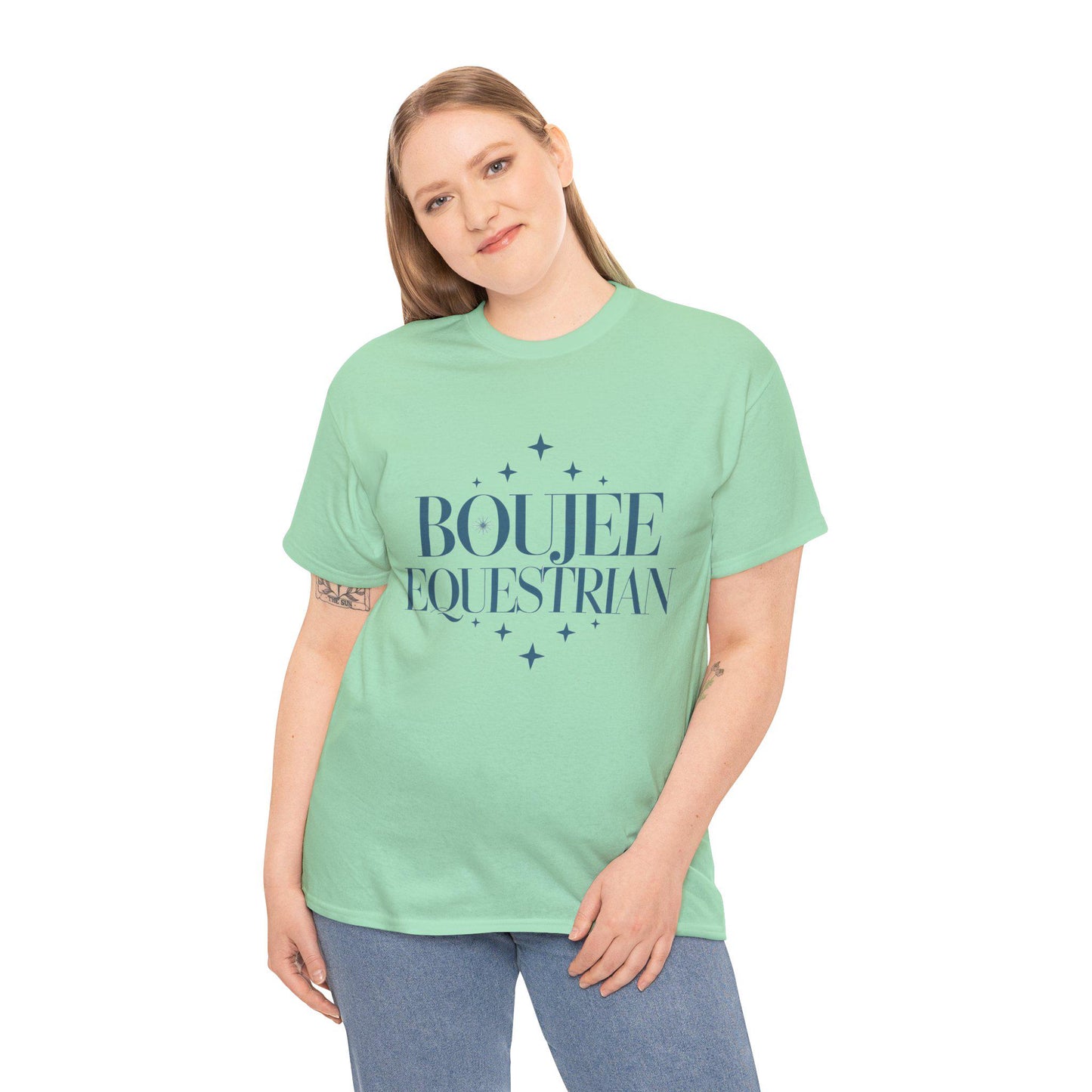 Boujee Equestrian Tee shirt, Horse Lover Gift, Equestrian Fashion Top, Country Western Shirt, Barn Life T-Shirt, Equine Vibes Apparel
