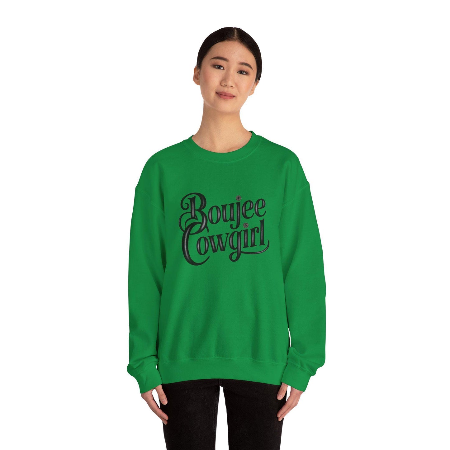 Boujee Cowgirl Sweatshirt, Western Style Jumper, Cowgirl Vibes Pullover, Rodeo Chic Sweater, Country Girl Fashion Top