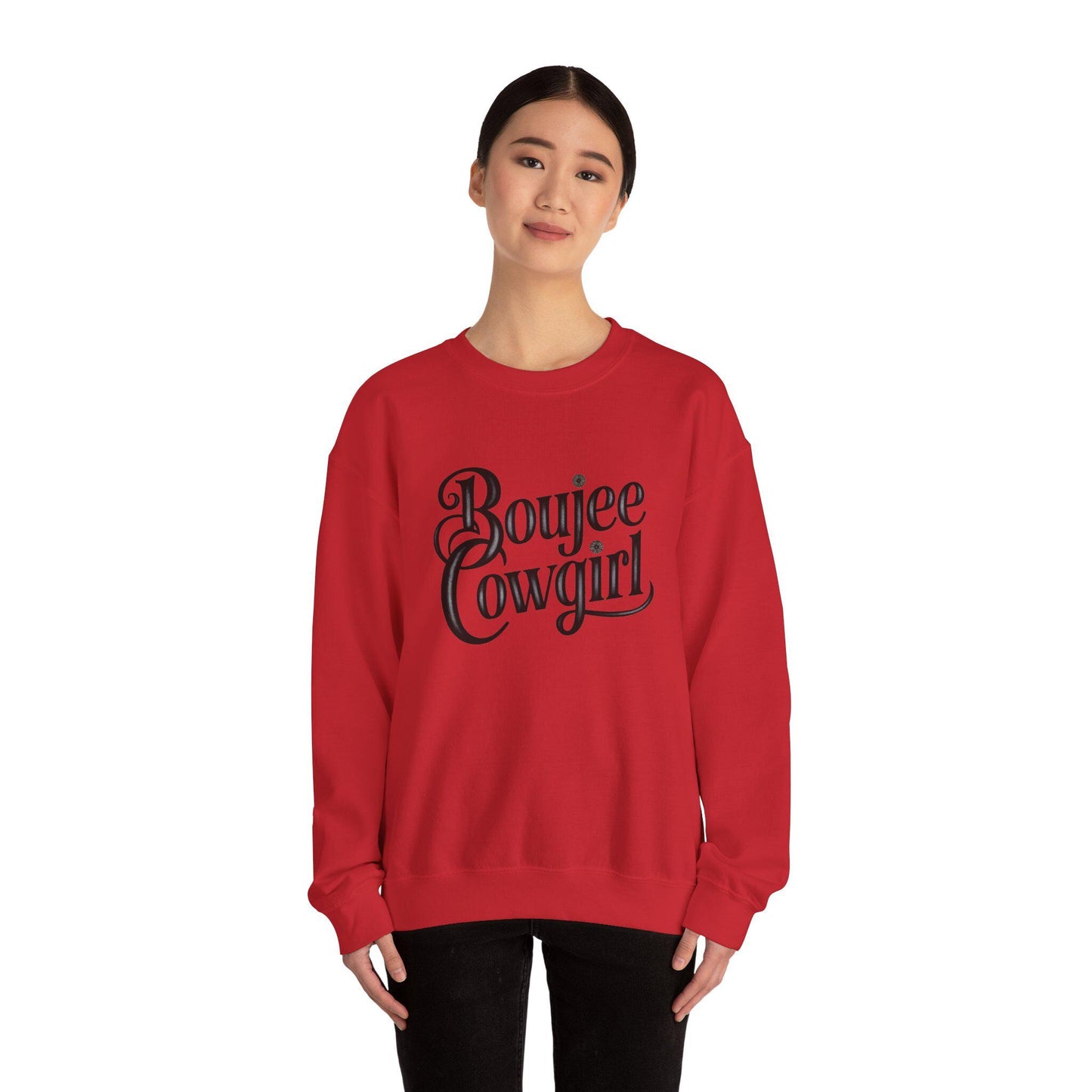 Boujee Cowgirl Sweatshirt, Western Style Jumper, Cowgirl Vibes Pullover, Rodeo Chic Sweater, Country Girl Fashion Top