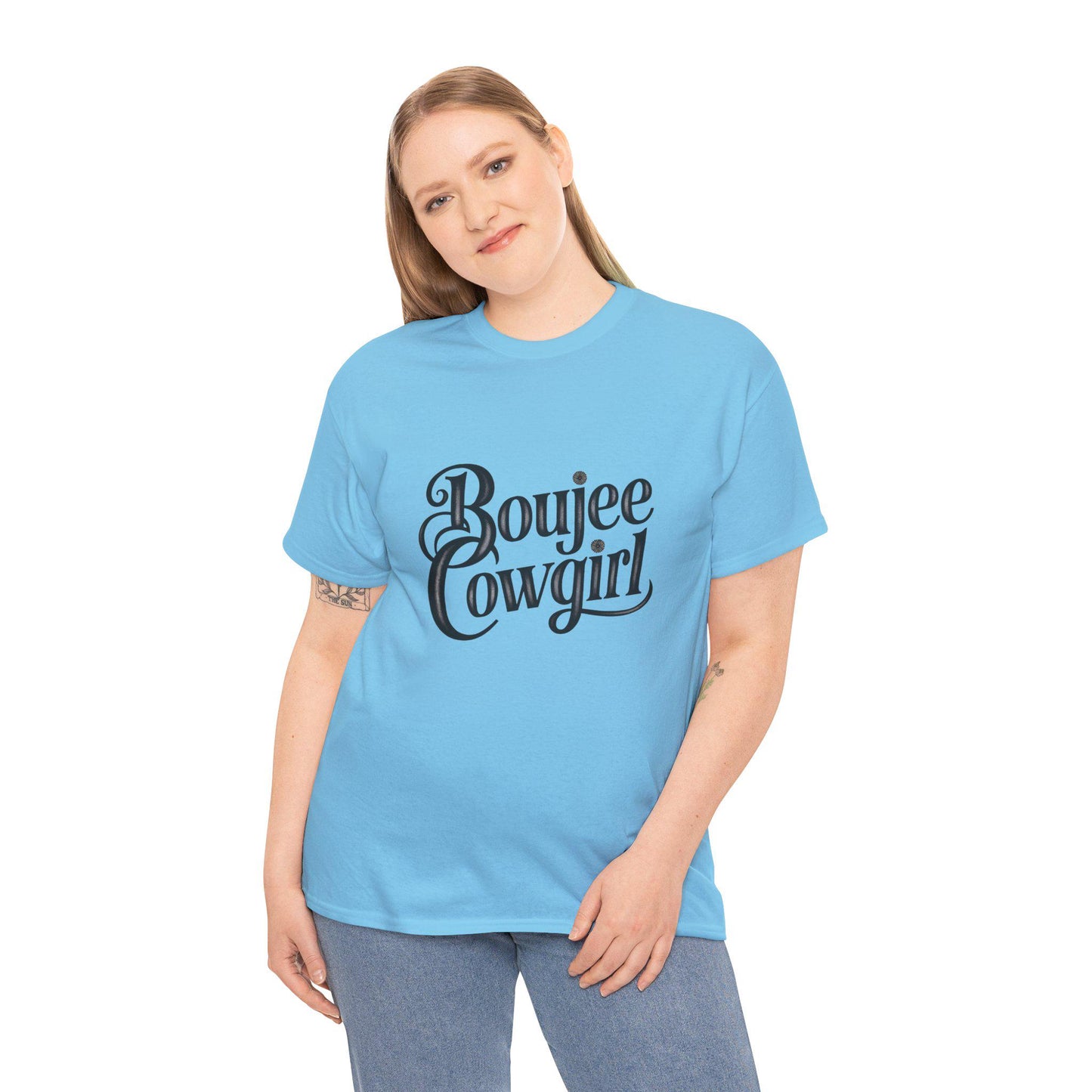 Boujee Cowgirl T-Shirt, Western Rancher Shirt, Country Girl Top, Rodeo Outfit, Cowboy Yeehaw Tee