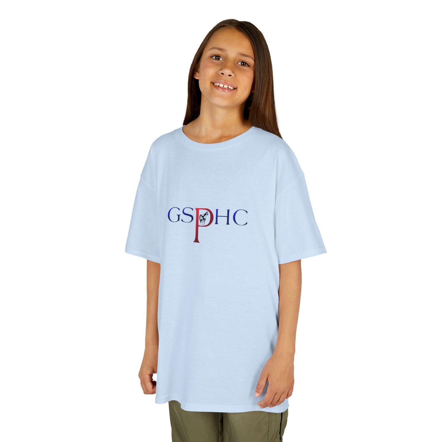 GSPHC Kids Heavy Cotton Tee - Comfortable & Stylish T-Shirt for Young Equestrians