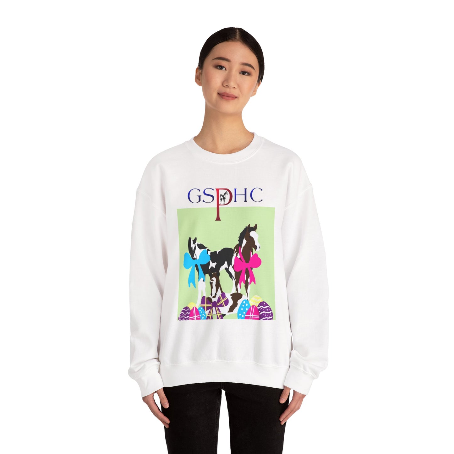 GSPHC Equestrian Graphic Crewneck Sweatshirt - Unisex Heavy Blend