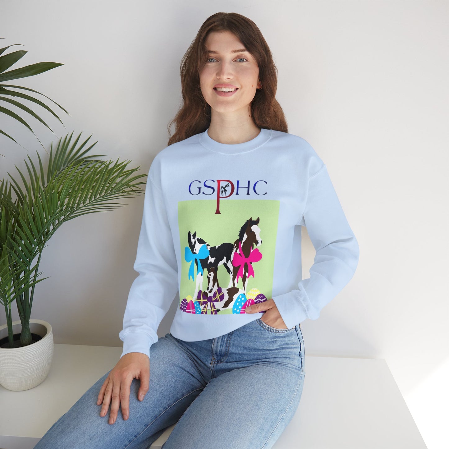 GSPHC Equestrian Graphic Crewneck Sweatshirt - Unisex Heavy Blend