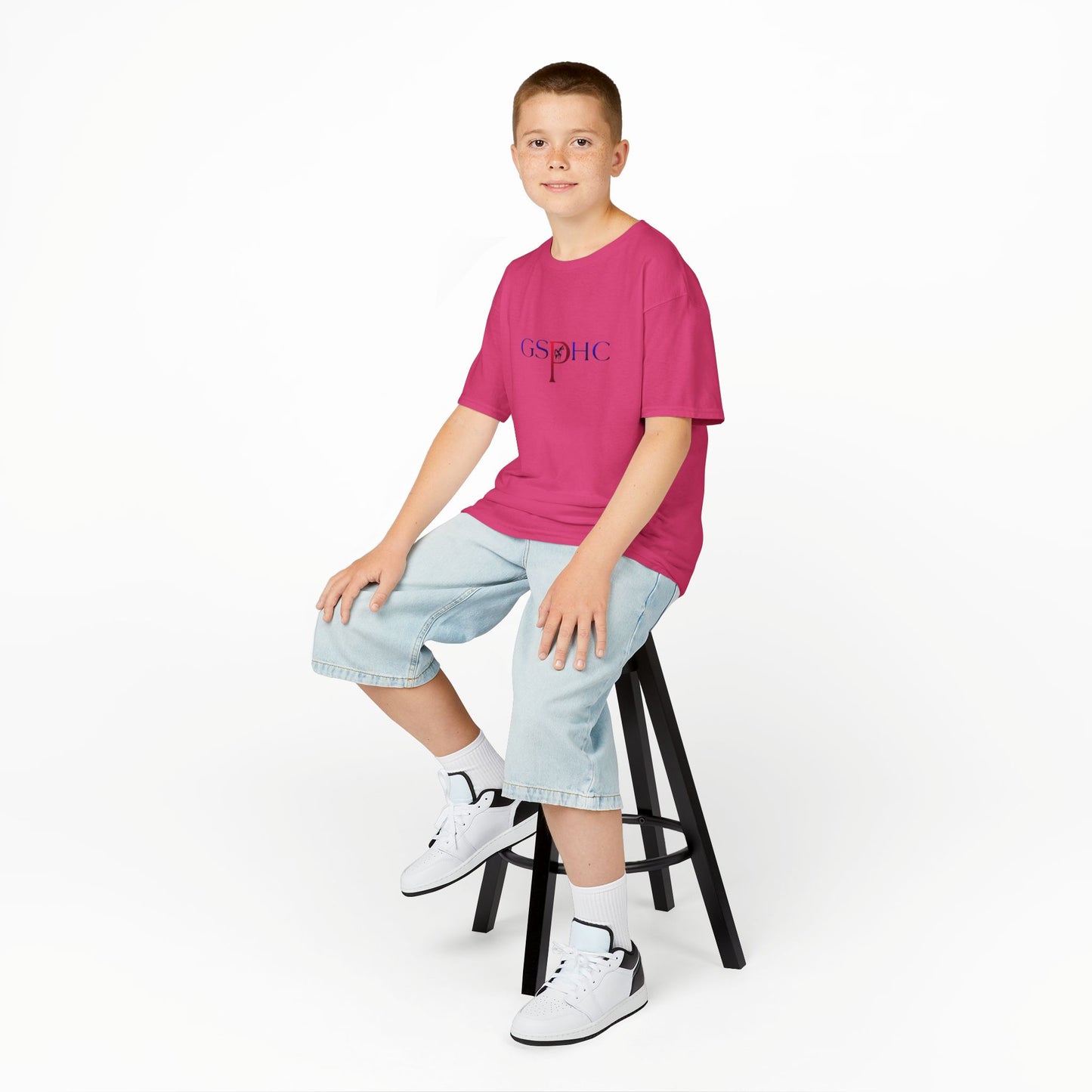 GSPHC Kids Heavy Cotton Tee - Comfortable & Stylish T-Shirt for Young Equestrians