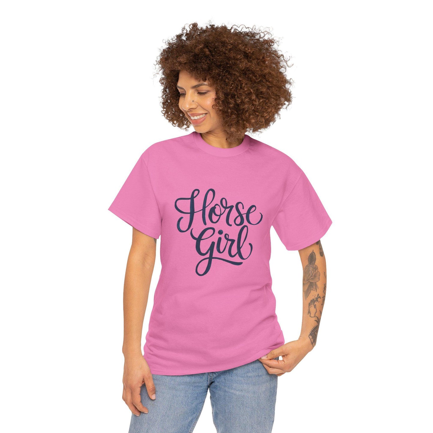 Horse Girl t-shirt, equestrian, English riding, eventing, hunter, jumper, trainer gift, wife gift, horseback, barn, western riding