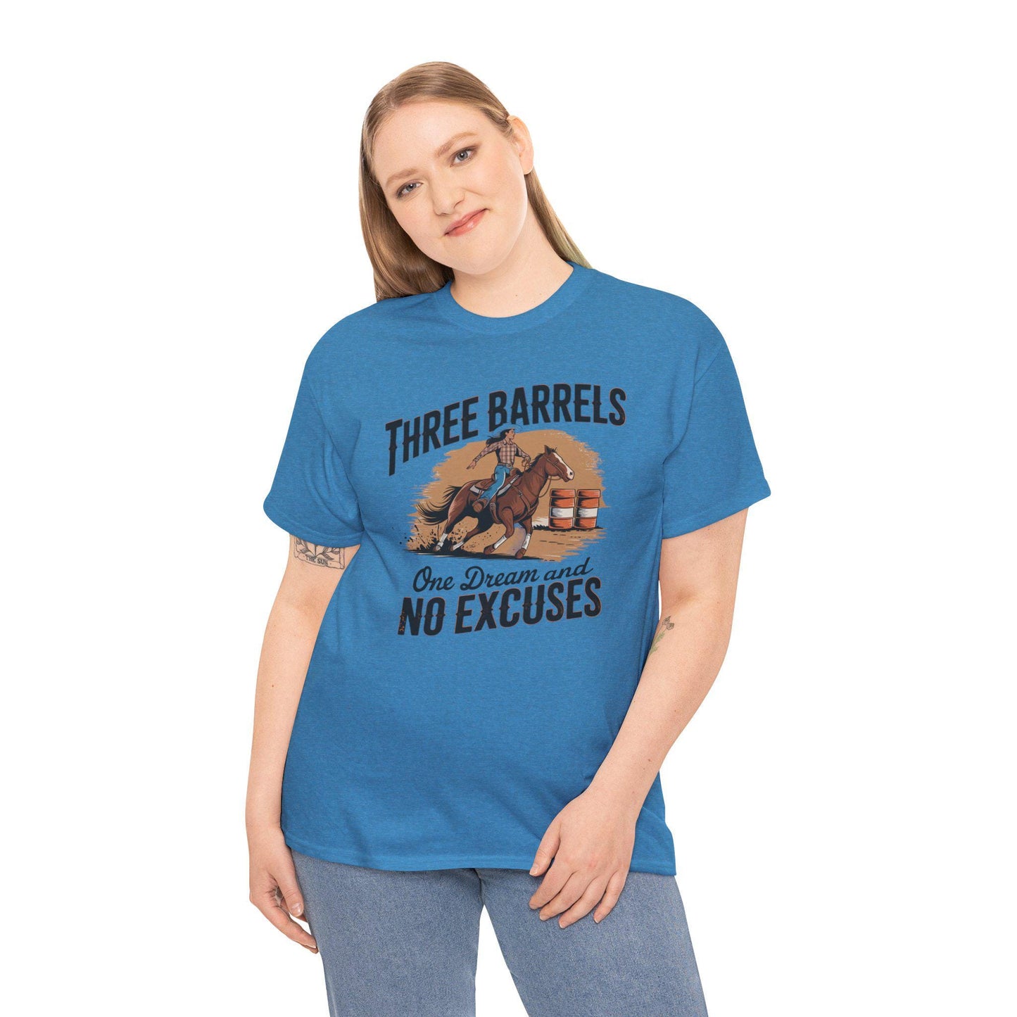 Barrel Racing Tee, horse lover, equestrian, rodeo, western, thoroughbred, country, farm, barn, horseback, cowgirl, retro