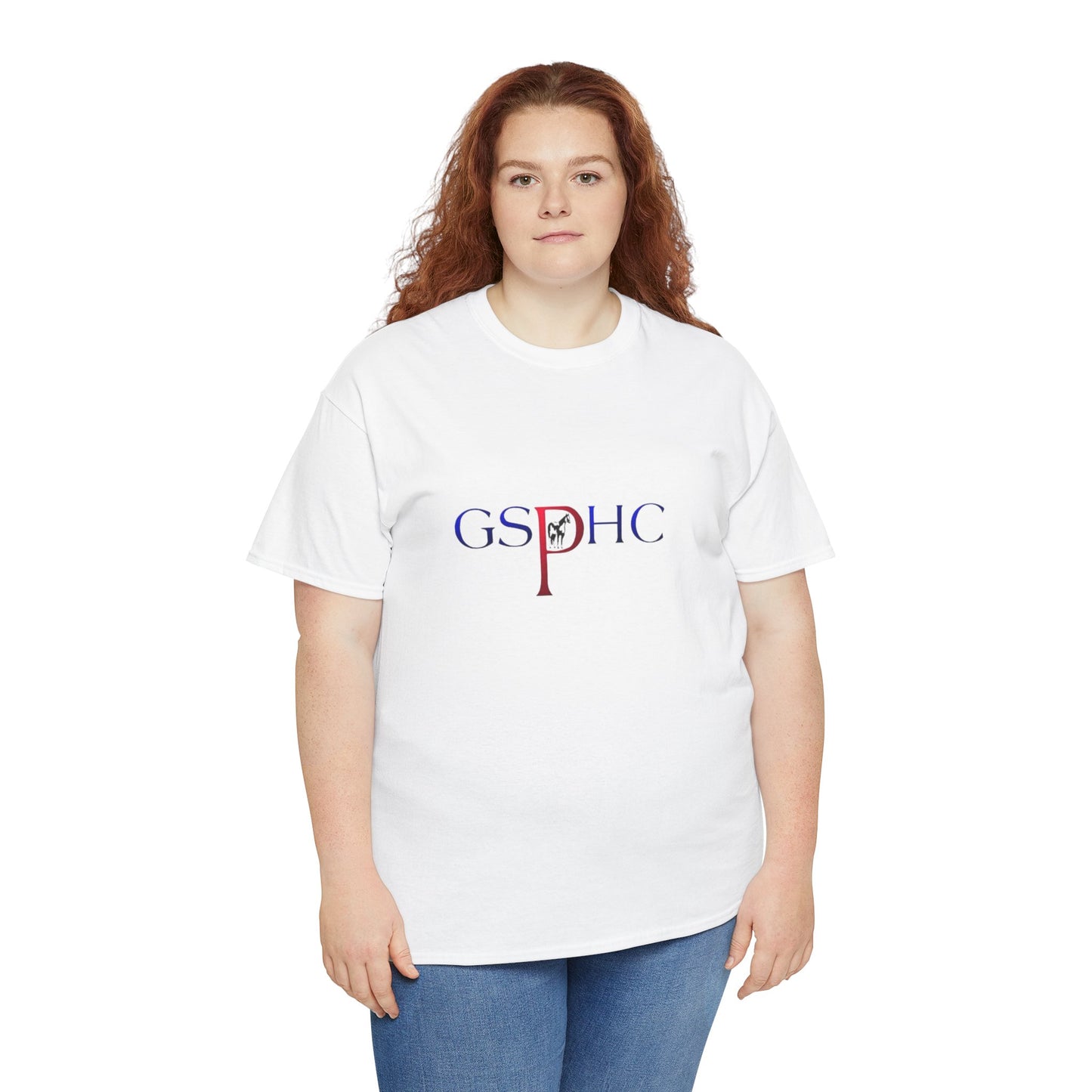 Unisex Heavy Cotton Tee with GSPhC Logo - Casual Comfort Wear