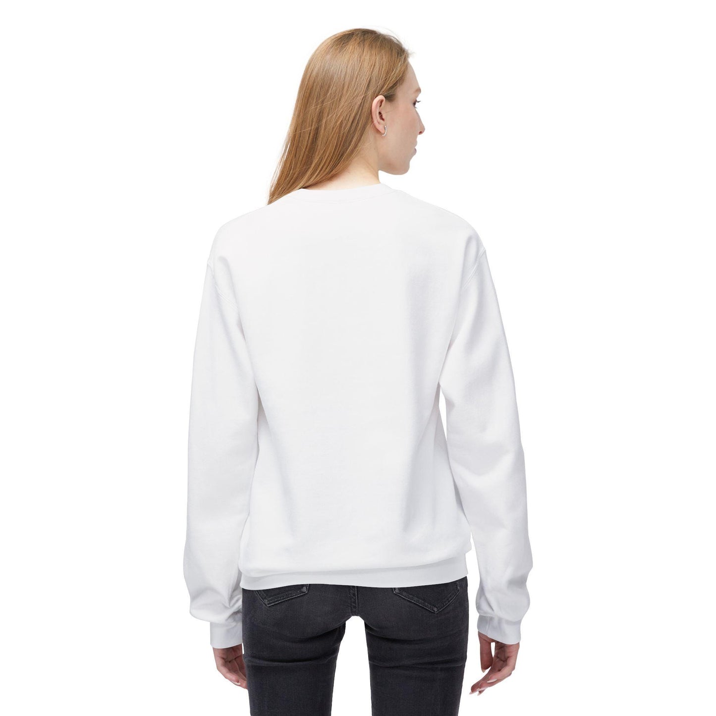 Peace Love Happiness Faith Midweight Softstyle Fleece Crewneck Sweatshirt