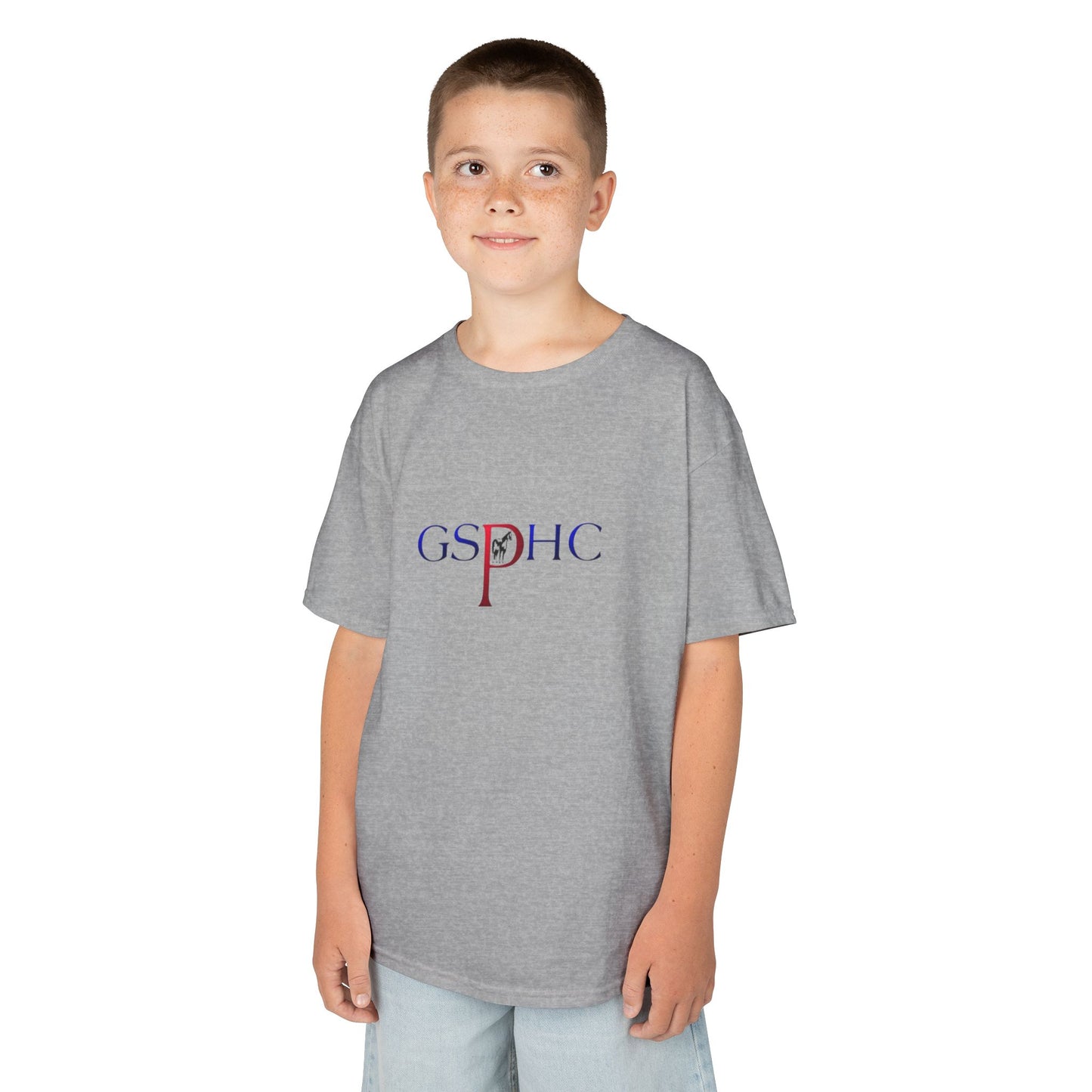 GSPHC Kids Heavy Cotton Tee - Comfortable & Stylish T-Shirt for Young Equestrians