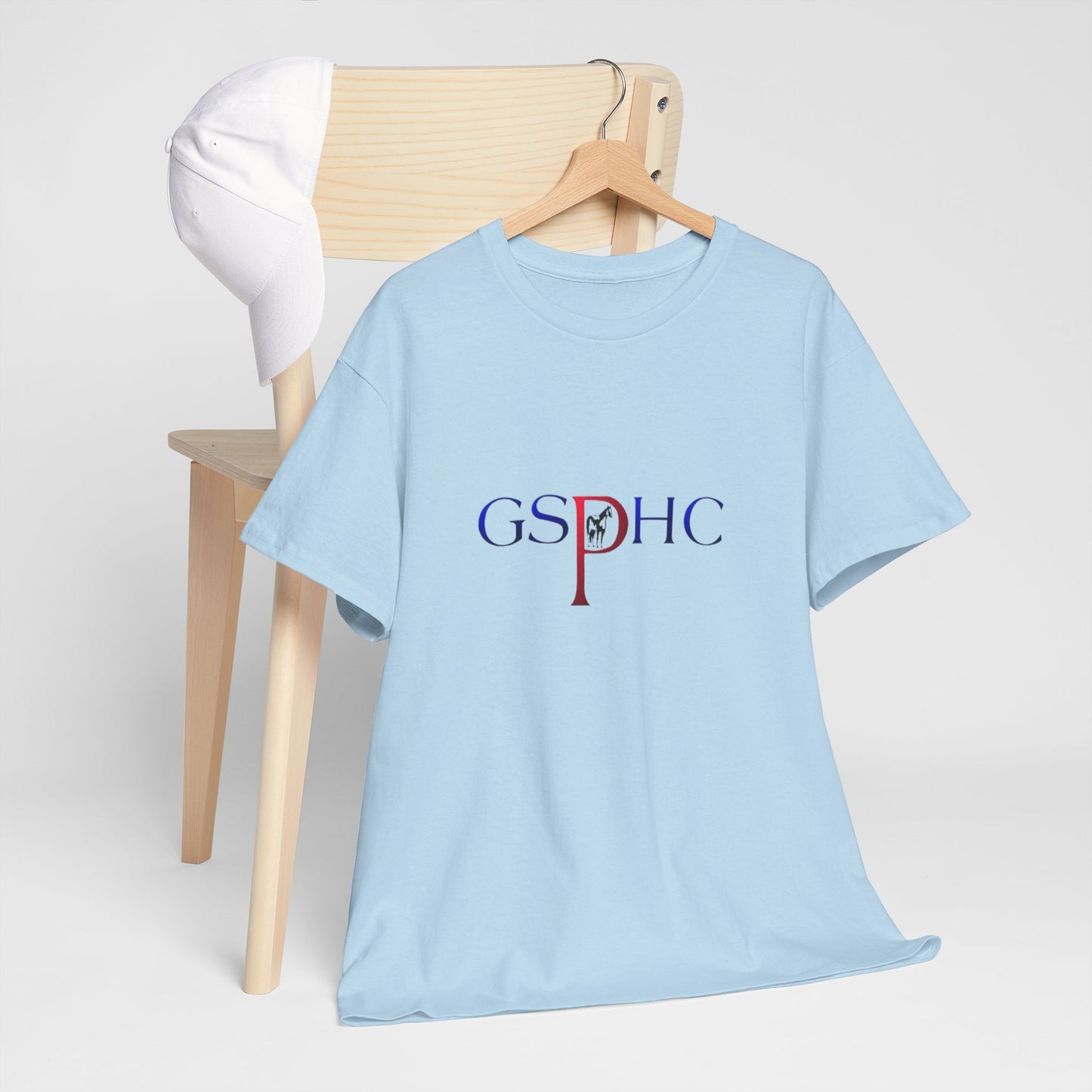 Unisex Heavy Cotton Tee with GSPhC Logo - Casual Comfort Wear