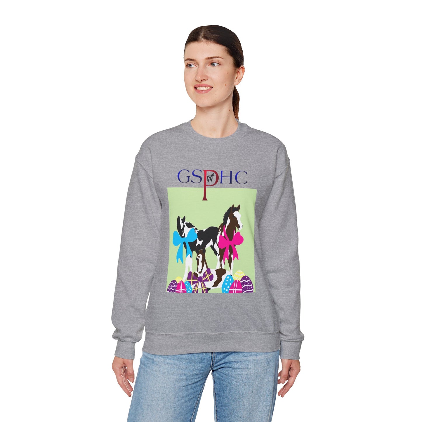 GSPHC Equestrian Graphic Crewneck Sweatshirt - Unisex Heavy Blend