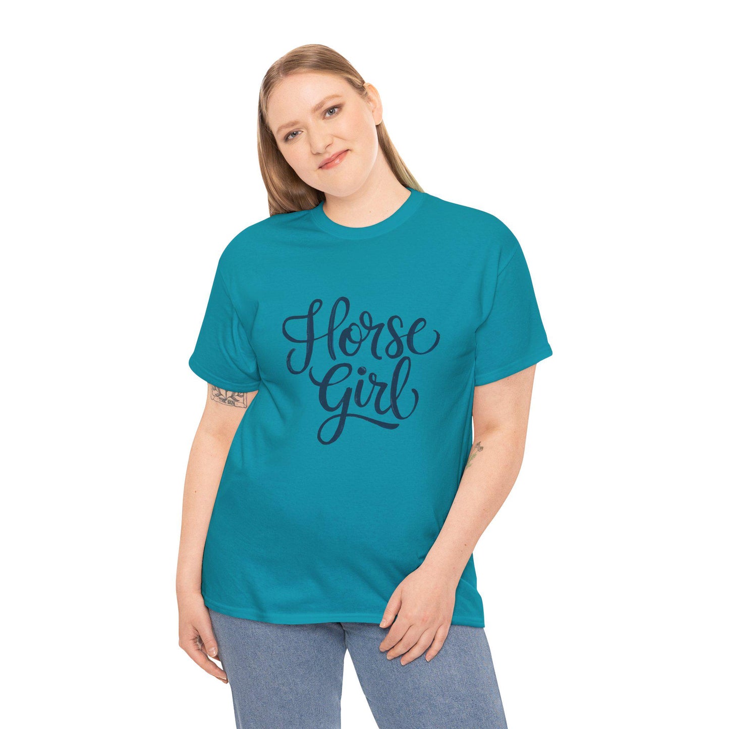 Horse Girl t-shirt, equestrian, English riding, eventing, hunter, jumper, trainer gift, wife gift, horseback, barn, western riding