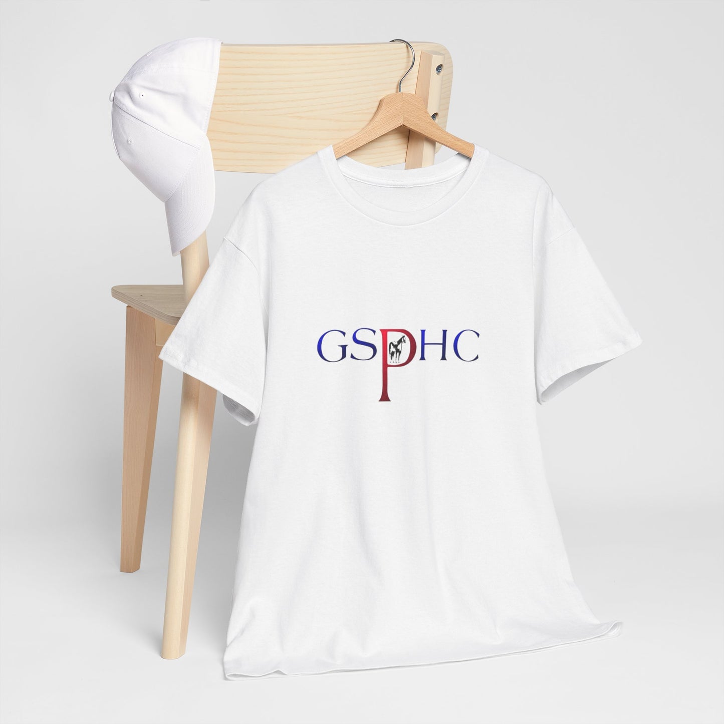 Unisex Heavy Cotton Tee with GSPhC Logo - Casual Comfort Wear