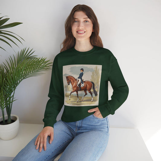 Dressage Sweatshirt, equestrian, English riding, eventing, horse gift, trainer gift, wife gift, horseback, barn, woman’s sweatshirt