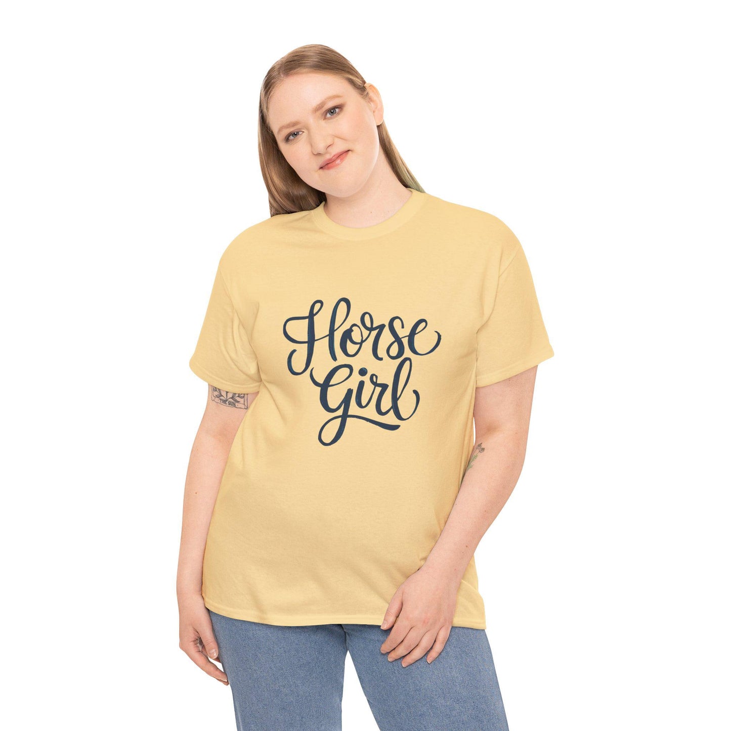 Horse Girl t-shirt, equestrian, English riding, eventing, hunter, jumper, trainer gift, wife gift, horseback, barn, western riding