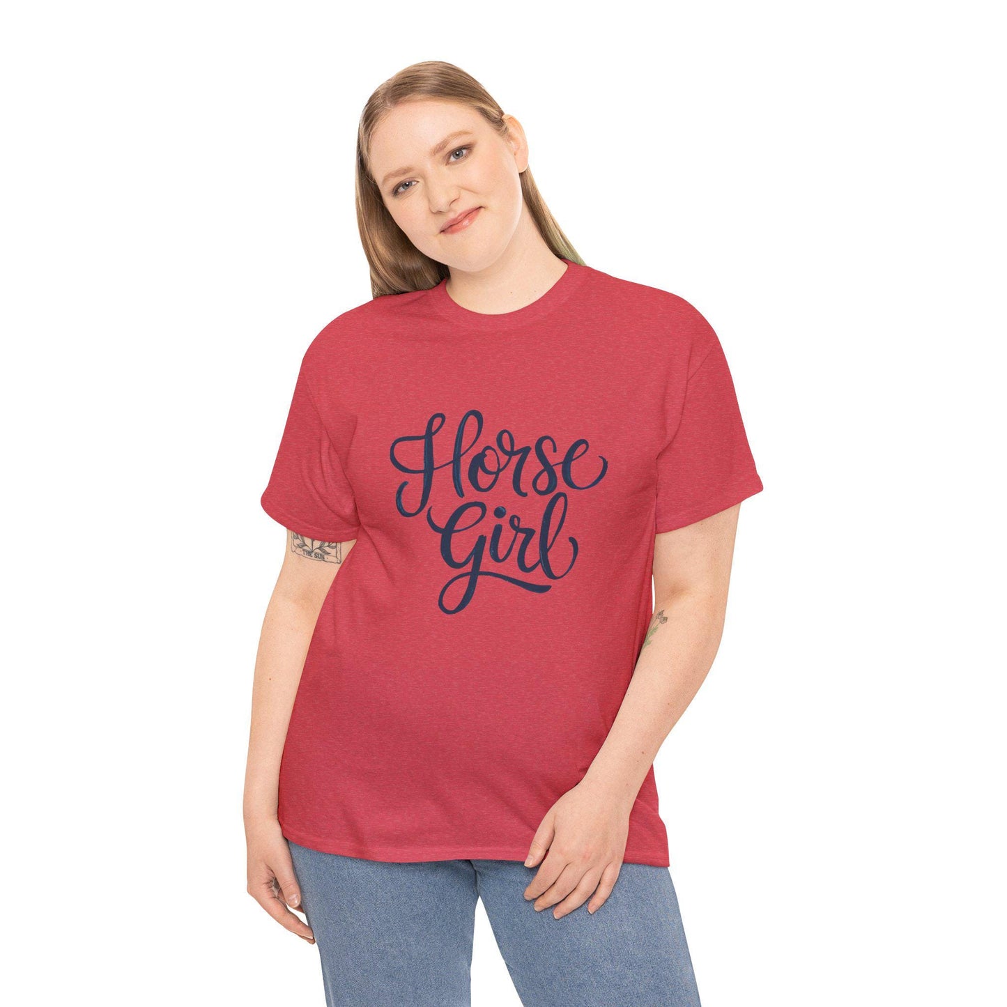 Horse Girl t-shirt, equestrian, English riding, eventing, hunter, jumper, trainer gift, wife gift, horseback, barn, western riding