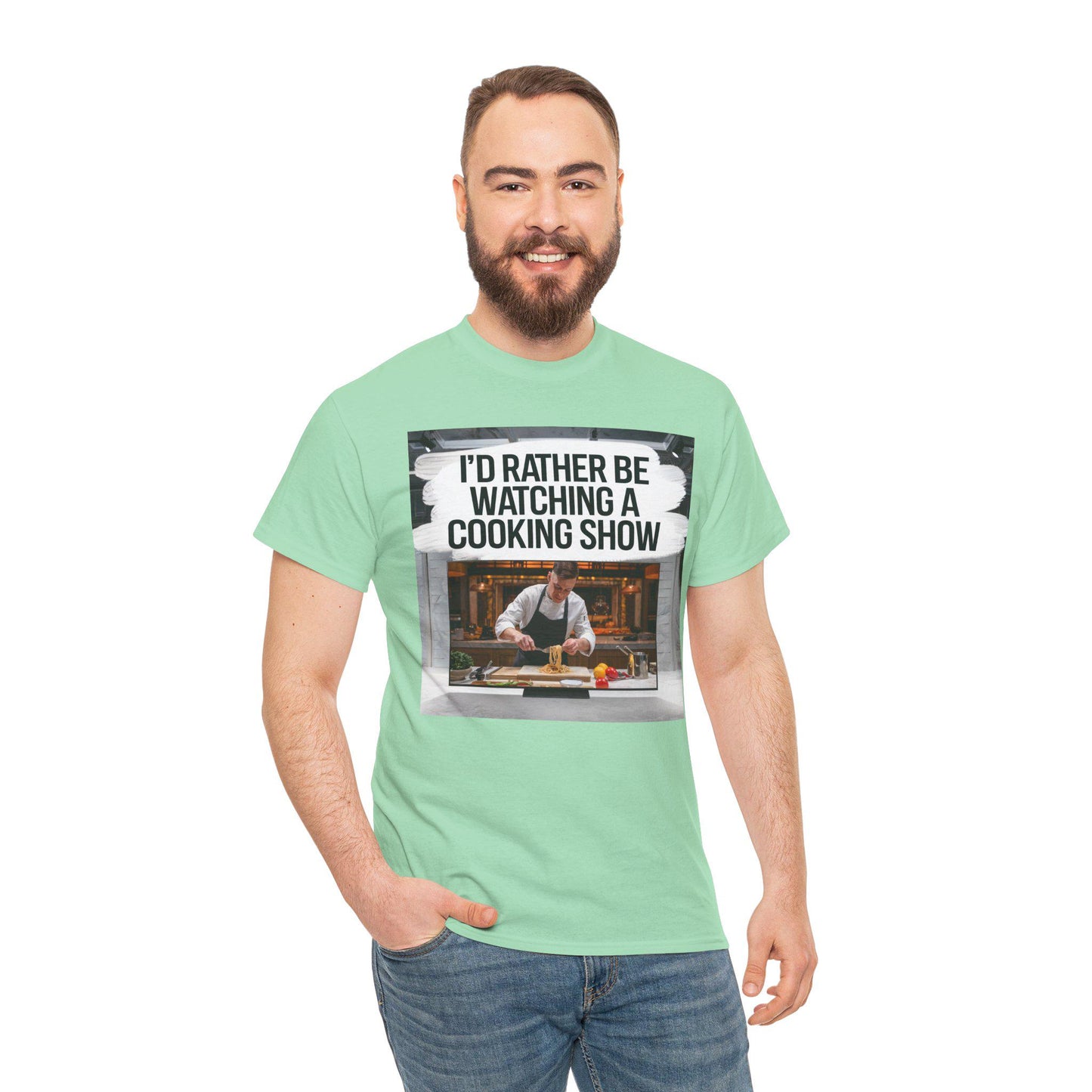 Cooking Show Lover Unisex Tee, Foodie Shirt, Culinary Fan Gift, Funny Chef Top, Kitchen Television Apparel