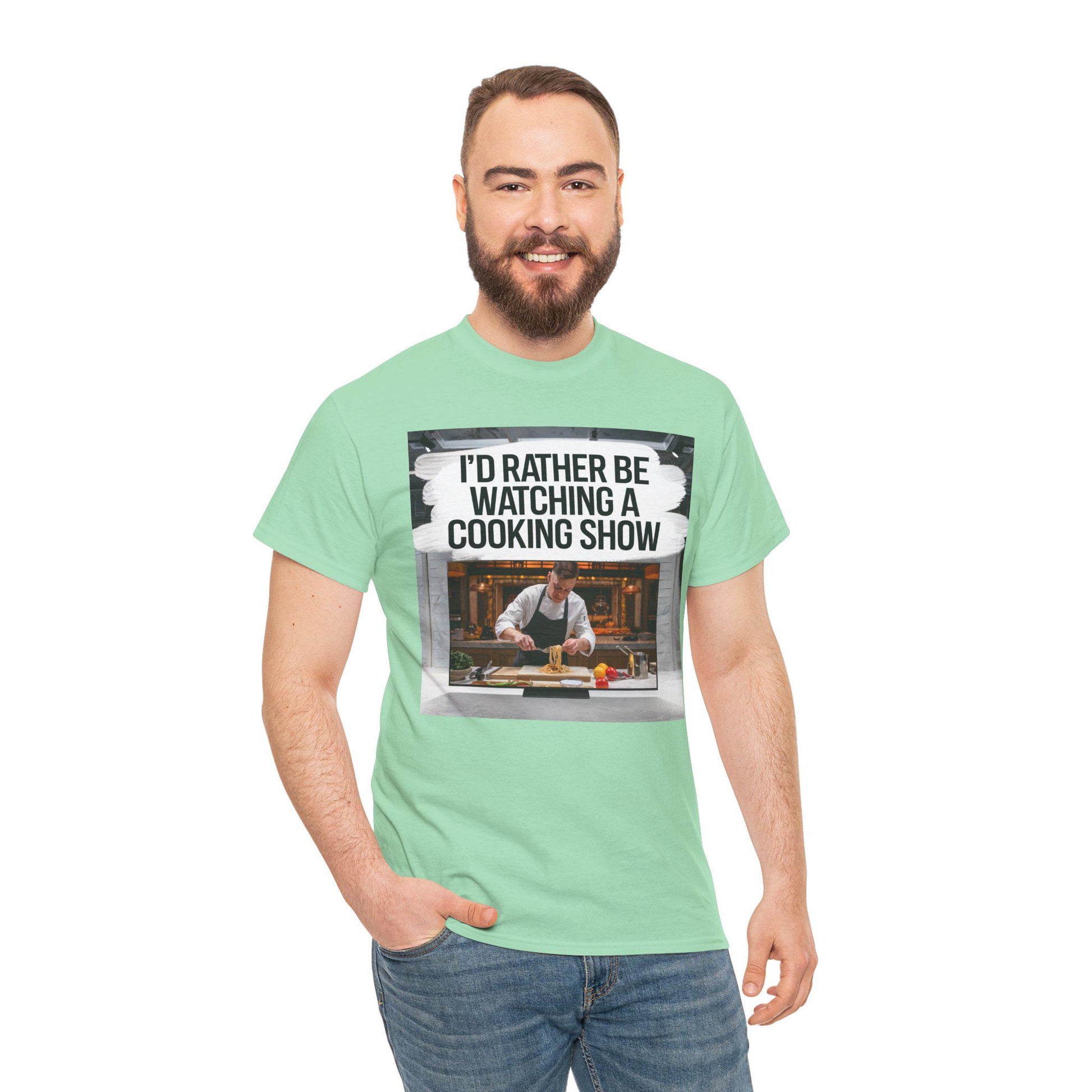 Cooking Show Lover Unisex Tee, Foodie Shirt, Culinary Fan Gift, Funny Chef Top, Kitchen Television Apparel