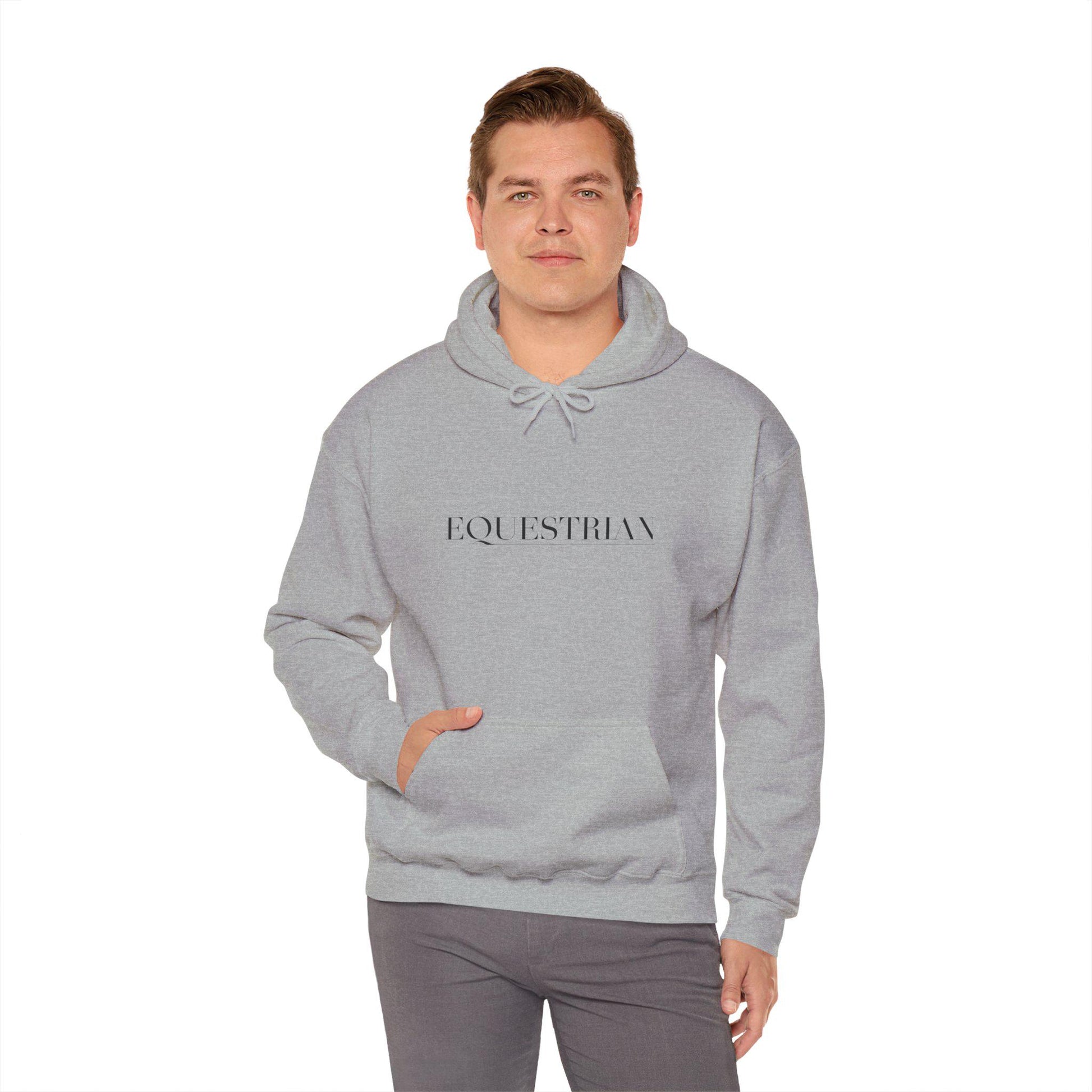 Equestrian Hoodie, Horse Lover Gift, Equine Sweatshirt, Riding Apparel, Farm Life Pullover, Animal Lover Jumper