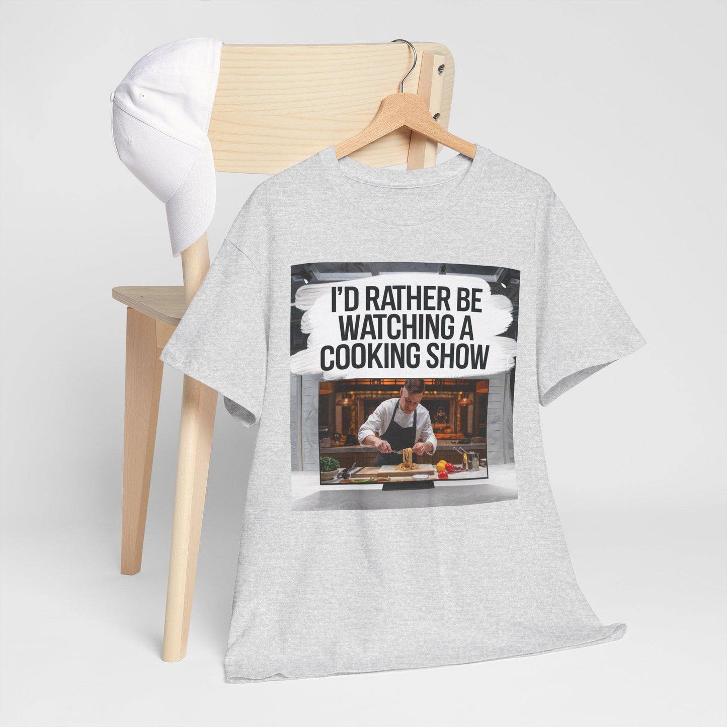 Cooking Show Lover Unisex Tee, Foodie Shirt, Culinary Fan Gift, Funny Chef Top, Kitchen Television Apparel