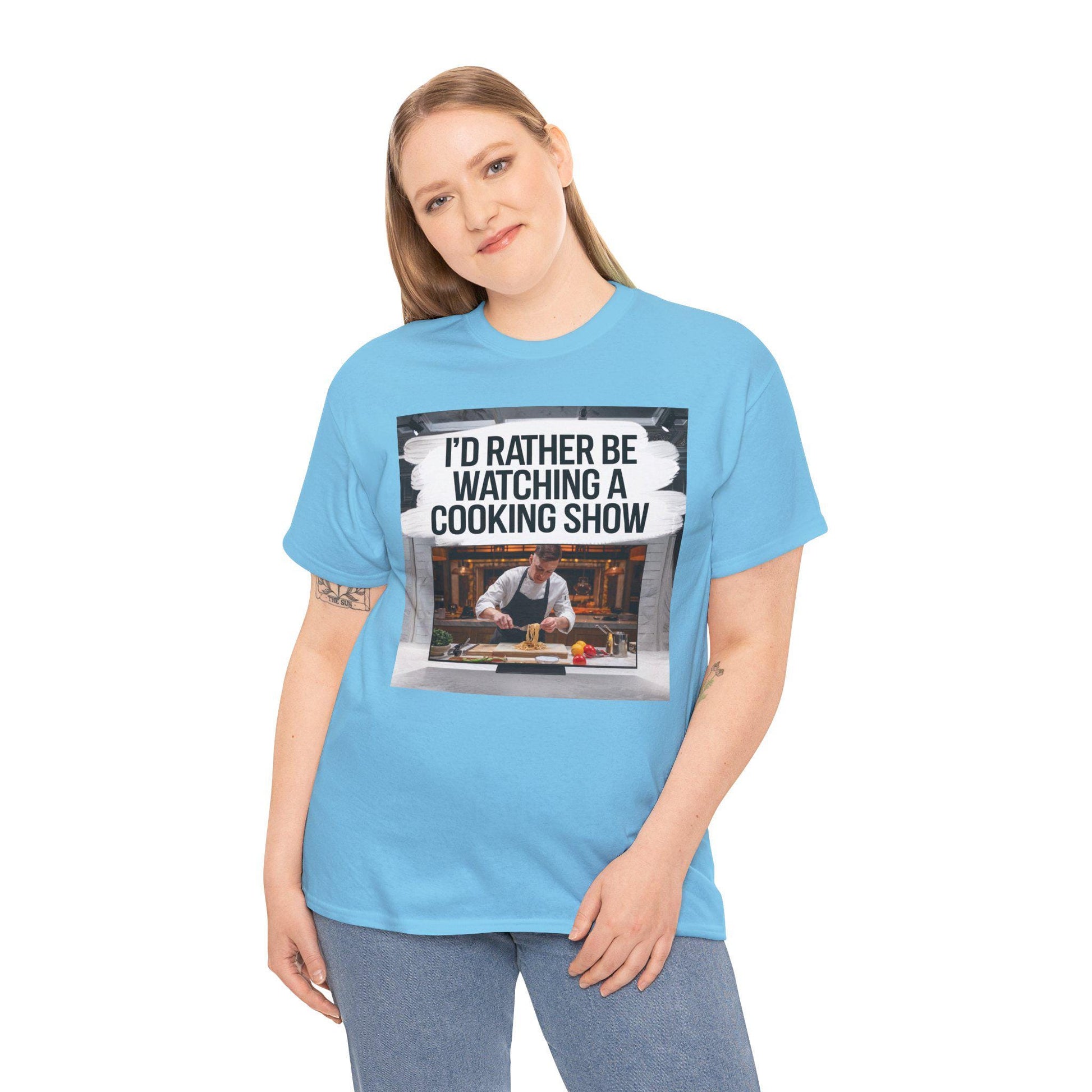 Cooking Show Lover Unisex Tee, Foodie Shirt, Culinary Fan Gift, Funny Chef Top, Kitchen Television Apparel