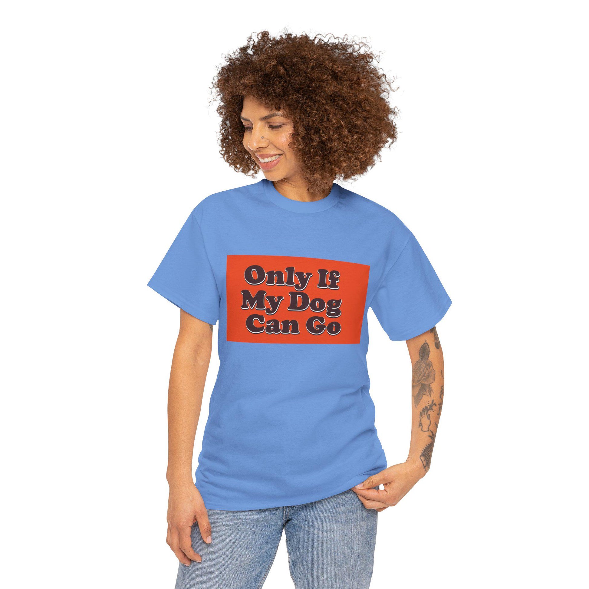 Dog Lover Unisex Heavy Cotton Tee, Funny Pet Tee Shirt, Animal Print Graphic Tshirt, Dog Mom Gift, Cute Puppy Tee, Dog Dad Shirt